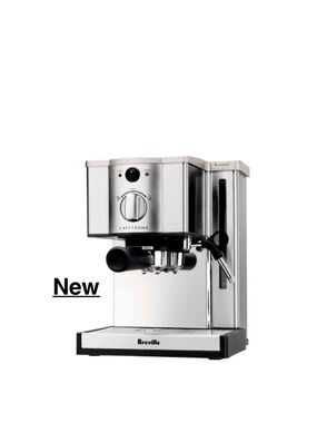 New Breville Café Roma Espresso Machine ESP8XL Brushed Stainless 9x9x12 in box⭐️